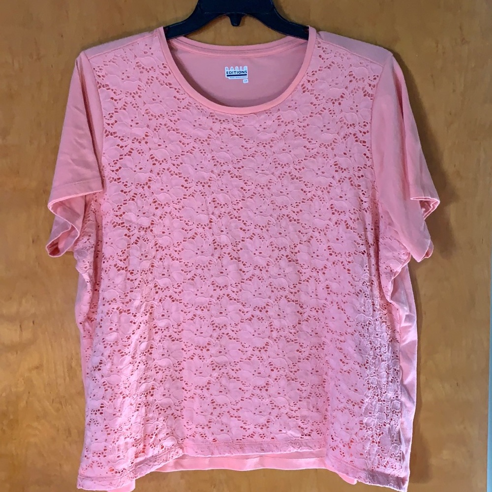 Lace Front Tee